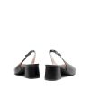 Women's Low Chunky Heels Slingback Square Toe Block Dress Shoes Closed Toe Comfortable Wedding Work Pumps
