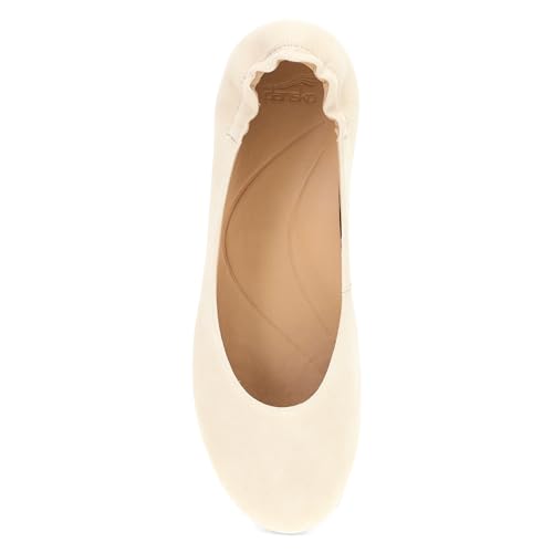 Mollie Slip-On Ballerina Flats for Women – Built-in Wedge with Arch Support – Versatile Casual to Dressy Footwear – Lightweight