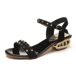 Fashion Platform Heels For Women High Block Chunky Open Toe Ankle Strap Heels Sandals Slip On Block Heels For Party Dating