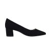 Women’s Chunky Low Block Heels Closed Toe Dress Pumps Shoes