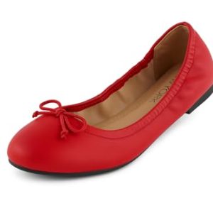 Women's Flats Round Toe Comfort Elastic Flats for Women