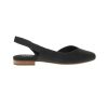 Womens Alene Slingback Flats Casual - Black