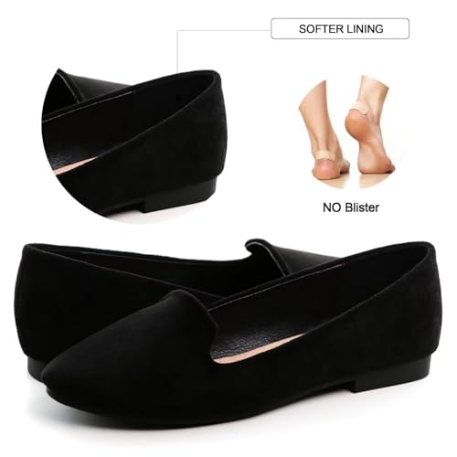 Women Round Toe Flats Comfortable Fashion Ballet Flat Shoes for Women Dressy Slip-ons Loafers