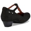 Women Vintage Low Heel Mary Jane Oxford Shoes Round Closed Toe Ankle T-Strap Dress Sandals Chunky Block Heels Cutout Mary Jane