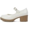 girls Mary Jane With Chunky Block Heel