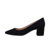 Women’s Chunky Low Block Heels Closed Toe Dress Pumps Shoes
