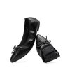 Women's Foldable Flats Shoes Pointed Toe Ballet Flats Bowknot Comfort Slip on Dress Shoes