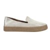 Womens Carolina Espadrille Slip On Flats Casual - Black