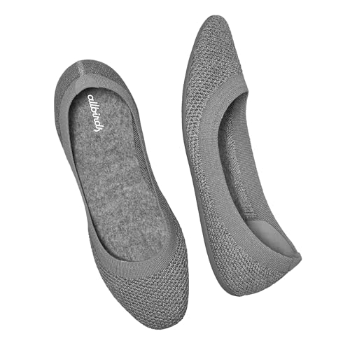 Women’s Tree Breezer, Knit Ballet Flats, Slip-On Everyday Round Toe Shoes, Machine Washable Made with Natural Materials