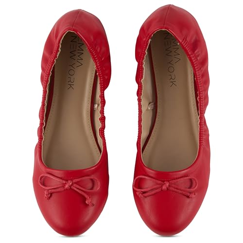 Women's Flats Round Toe Comfort Elastic Flats for Women