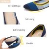 Women’s Ballet Flat Flats Shoes Comfortable Mesh Pointed Toe Slip On Dress Shoes