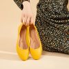 Women's Flats Shoes Ballet Flats Dress Shoes Comfortable PU Leather Slip on Shoes for Women