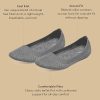 Women’s Tree Breezer, Knit Ballet Flats, Slip-On Everyday Round Toe Shoes, Machine Washable Made with Natural Materials