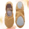 1 Pair Leather Slippers for Men Ballet Dance Shoes Pumps Children Ballet Shoes Leather Flats Shoes for Women Flats Slippers for
